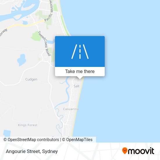 Angourie Street map