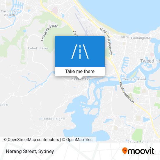 Nerang Street map