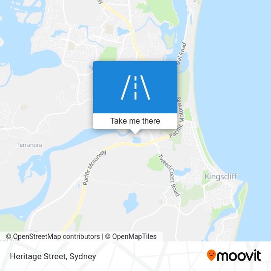 Heritage Street map