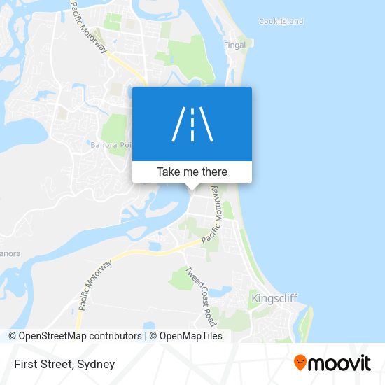 First Street map