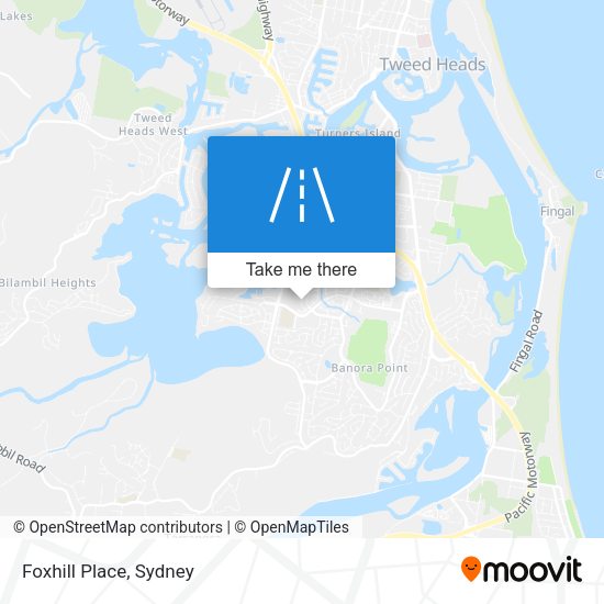Foxhill Place map