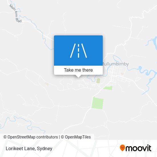 Lorikeet Lane map