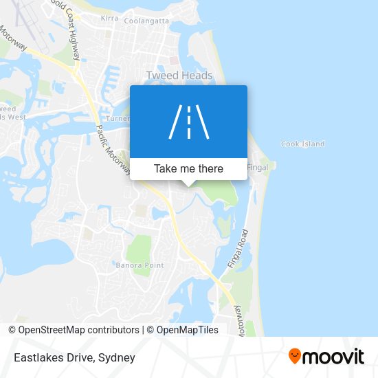 Eastlakes Drive map