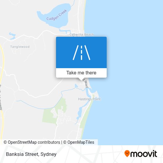 Banksia Street map