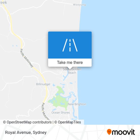 Royal Avenue map