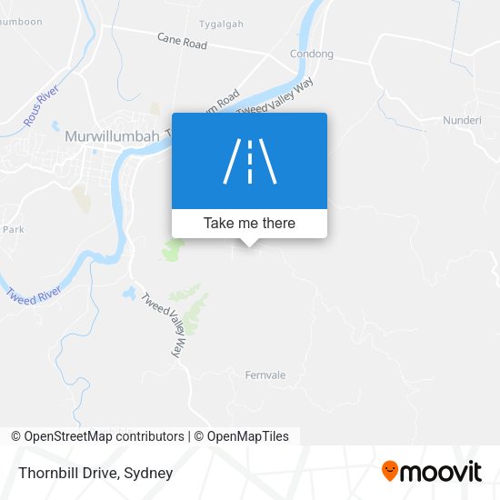 Thornbill Drive map