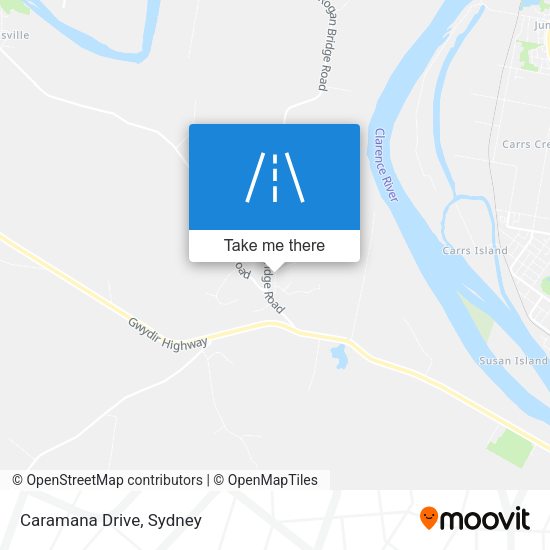 Caramana Drive map