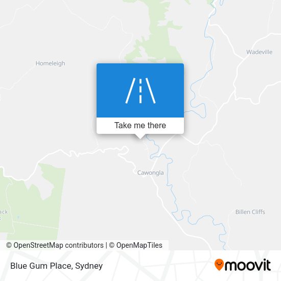 Blue Gum Place map