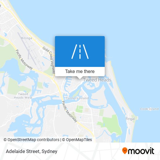 Adelaide Street map