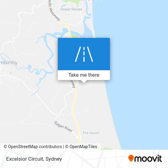 Excelsior Circuit map