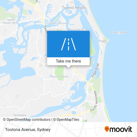 Toolona Avenue map