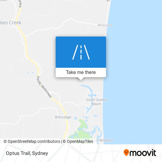 Optus Trail map