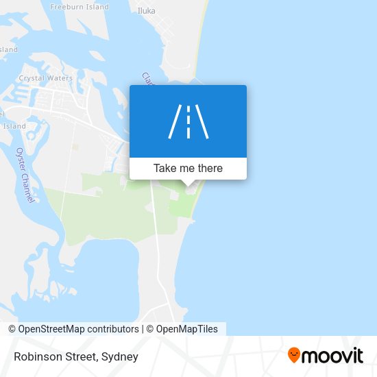 Robinson Street map