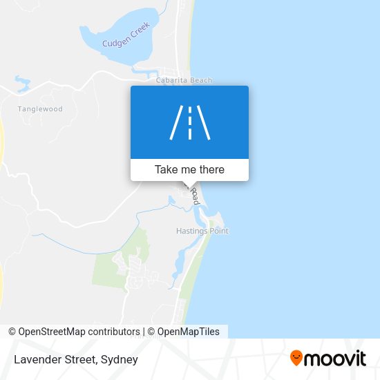 Lavender Street map