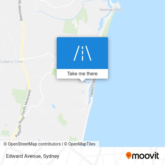 Edward Avenue map