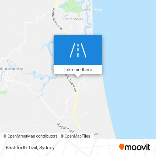 Mapa Bashforth Trail