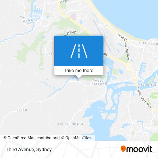 Third Avenue map