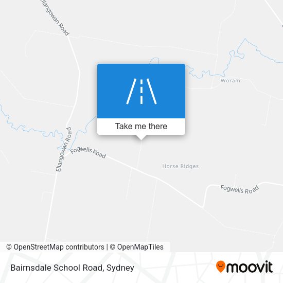 Bairnsdale School Road map