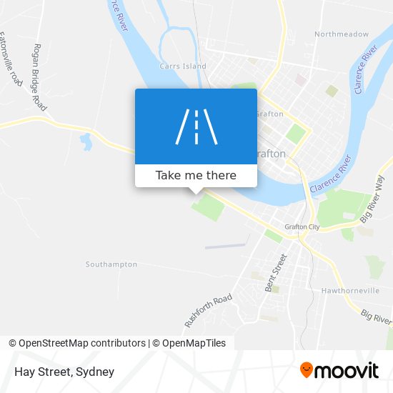 Hay Street map