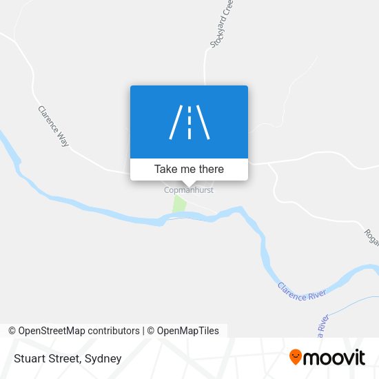 Stuart Street map