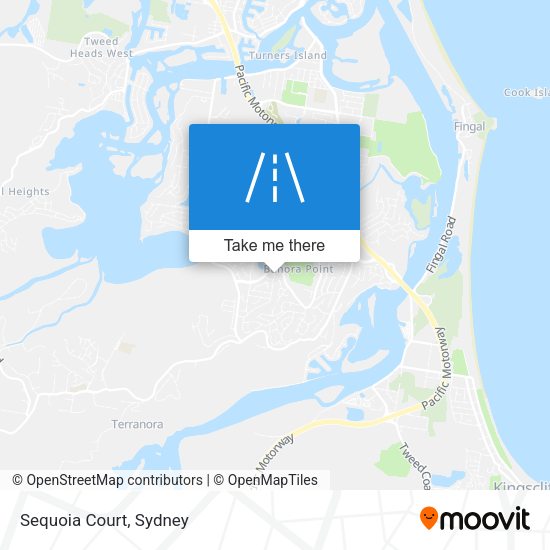 Sequoia Court map