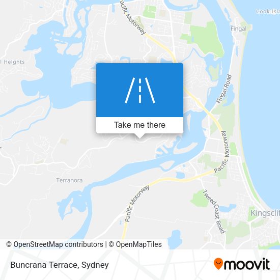 Buncrana Terrace map