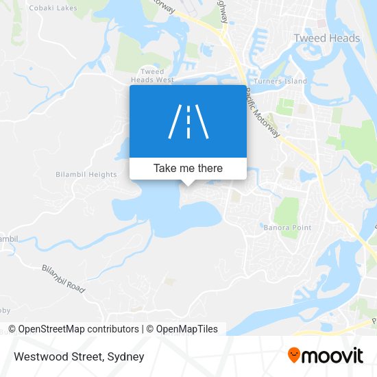Westwood Street map