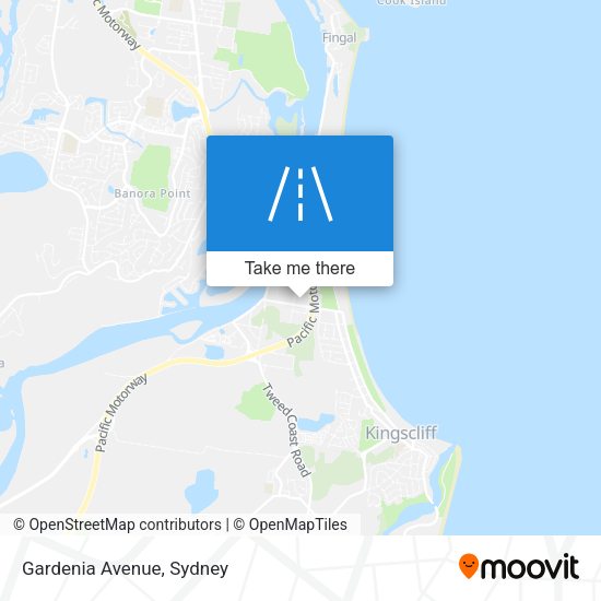 Gardenia Avenue map