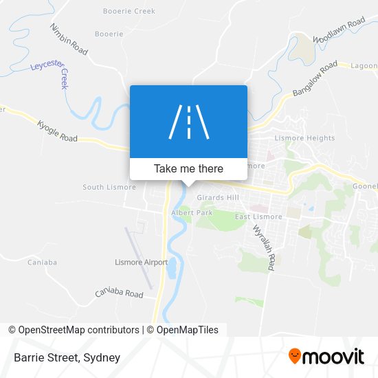 Barrie Street map