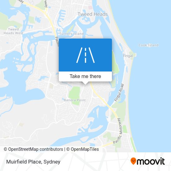 Muirfield Place map
