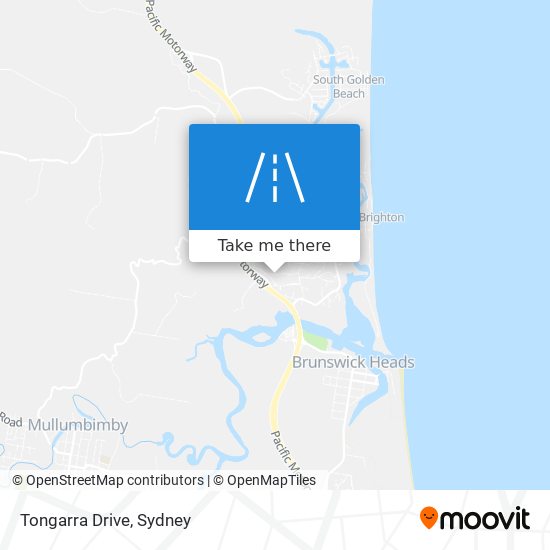 Mapa Tongarra Drive