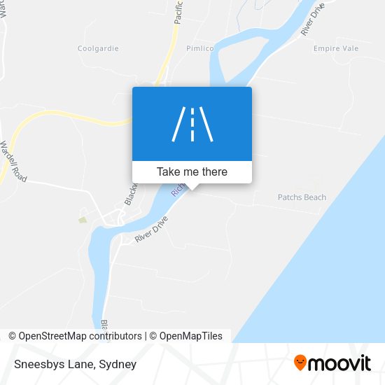 Sneesbys Lane map