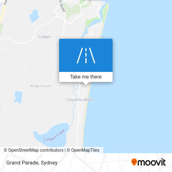 Grand Parade map