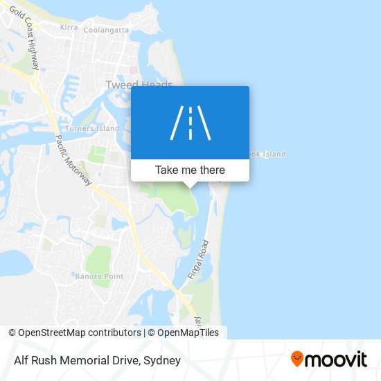 Alf Rush Memorial Drive map