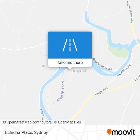 Echidna Place map