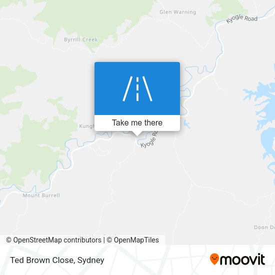 Ted Brown Close map