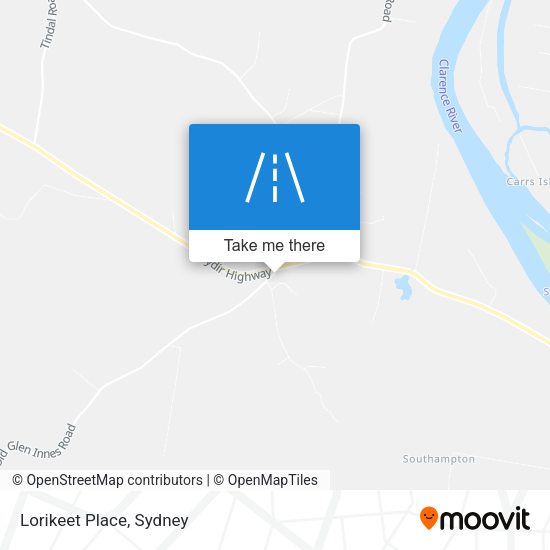 Lorikeet Place map