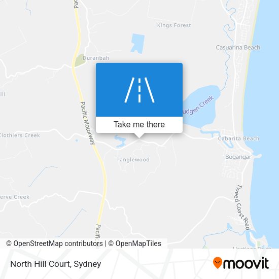 North Hill Court map