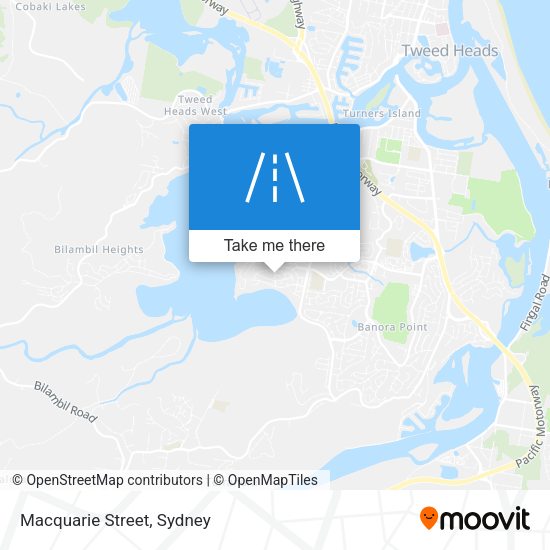Macquarie Street map