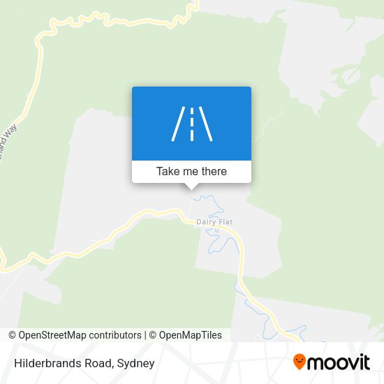Hilderbrands Road map