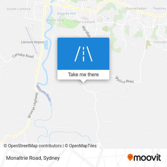 Monaltrie Road map