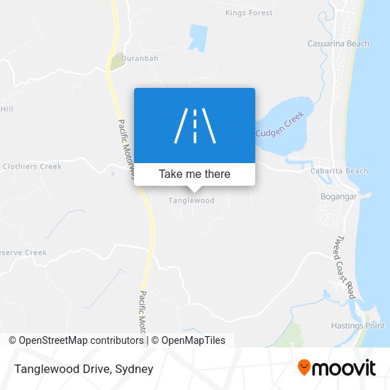 Tanglewood Drive map