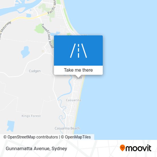 Gunnamatta Avenue map