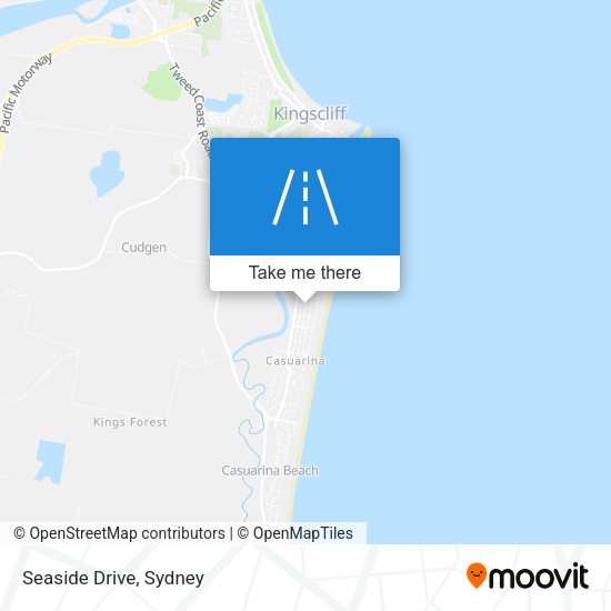 Seaside Drive map