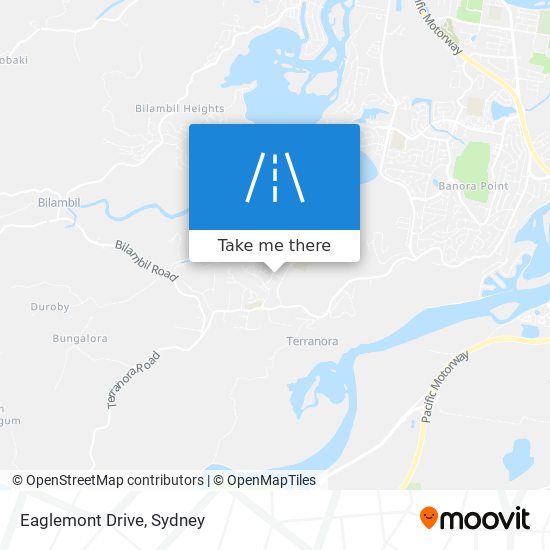 Eaglemont Drive map