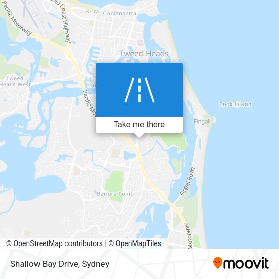 Shallow Bay Drive map