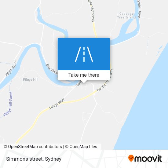 Simmons street map