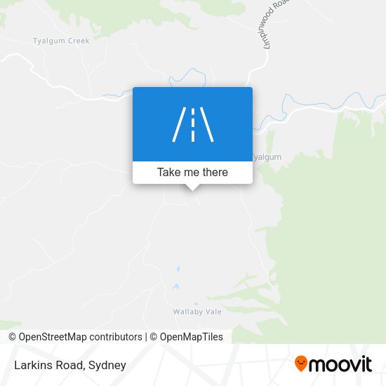 Larkins Road map