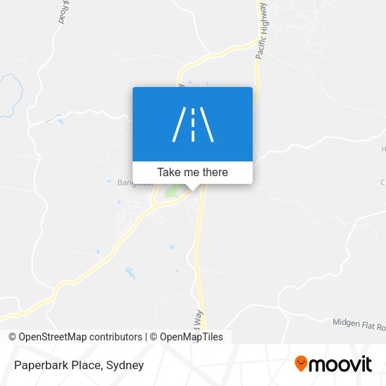Paperbark Place map