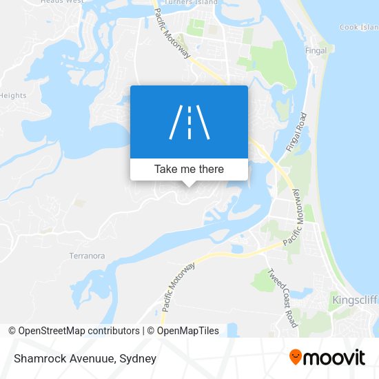 Shamrock Avenuue map
